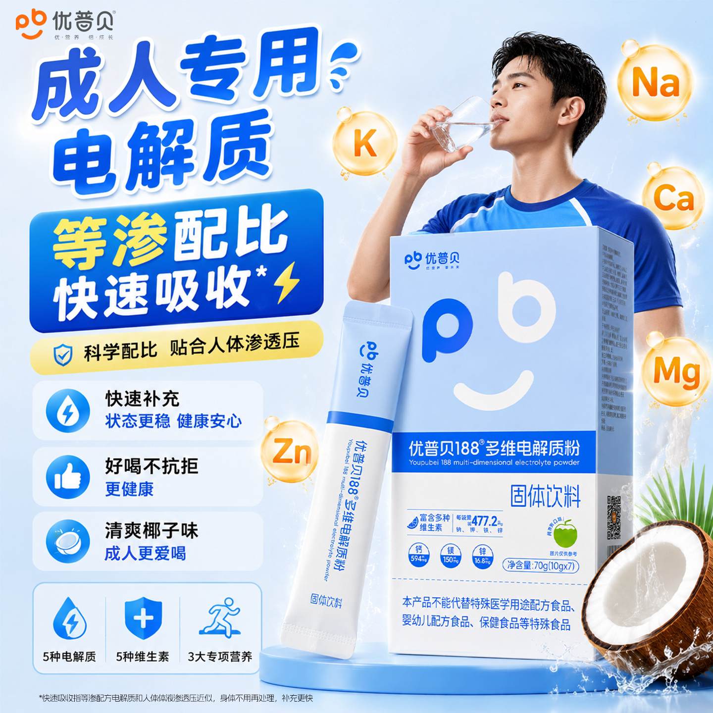 高效补水N0.I【男女定制】电解质