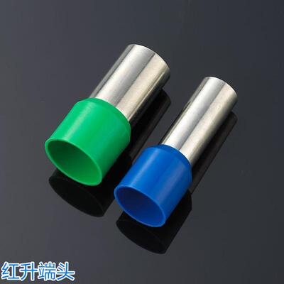 E2510 紫铜 1000只 VE管型预绝缘端子 护套针形端子