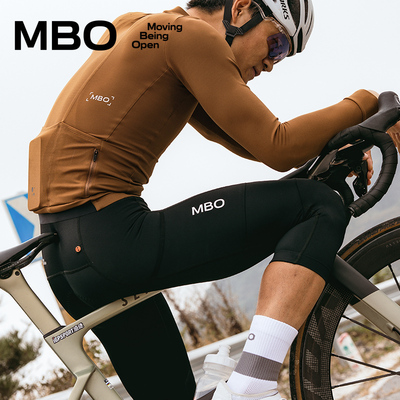 MBO抓绒储物背带骑行七分裤T167C