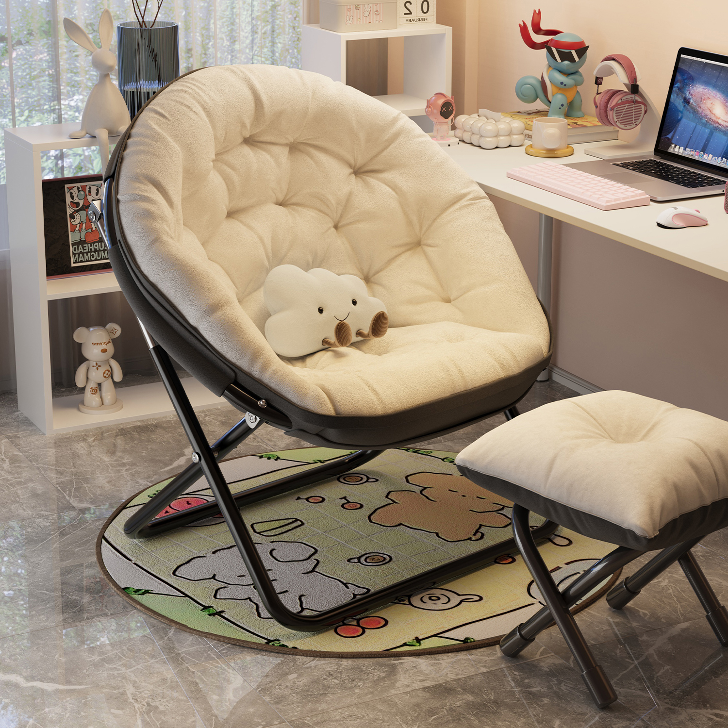 德国懒人窝窝沙发椅折叠靠背躺椅