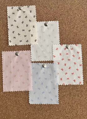 [迷你波点蝴蝶结]60支韩国进口娃衣手工布料145*45cm