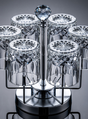 威士忌酒杯套装高级感洋酒杯子家用高档玻璃酒具轻奢白兰地啤酒杯