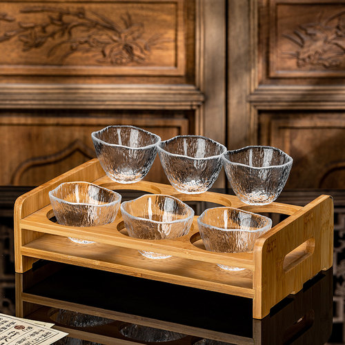 高颜值复古白酒杯家用