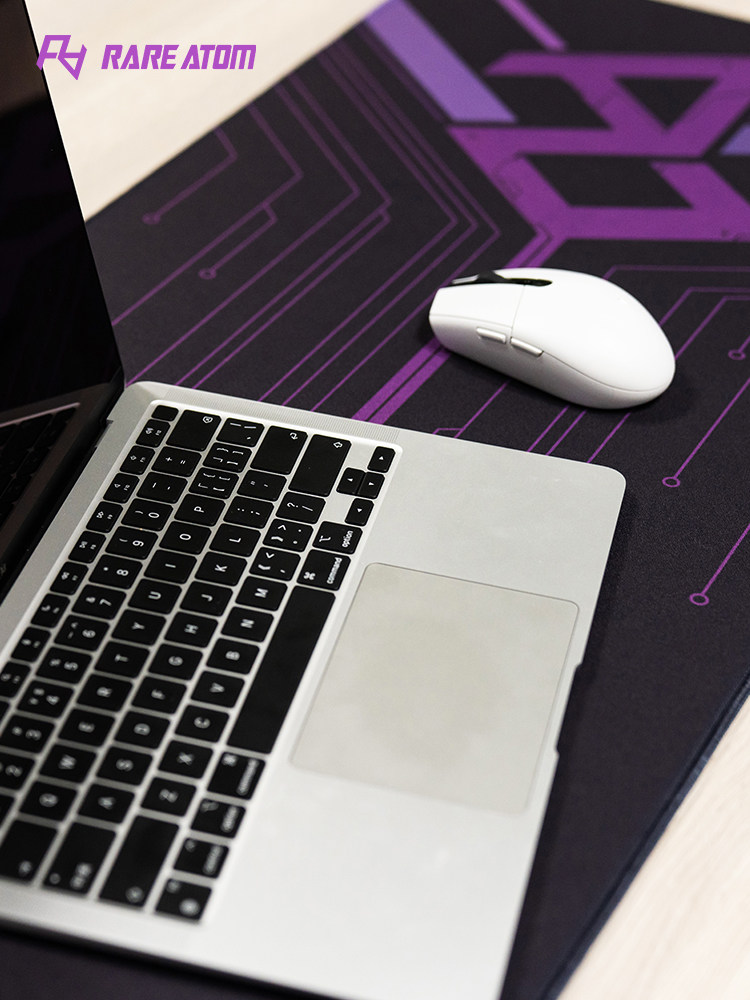 RARE ATOM OFFICIAL TEAM SUPPORT PERIPHERAL ESPORTS GAMING MOUSE PAD PROFESSIONAL SEAM COMPUTER DESK MAT