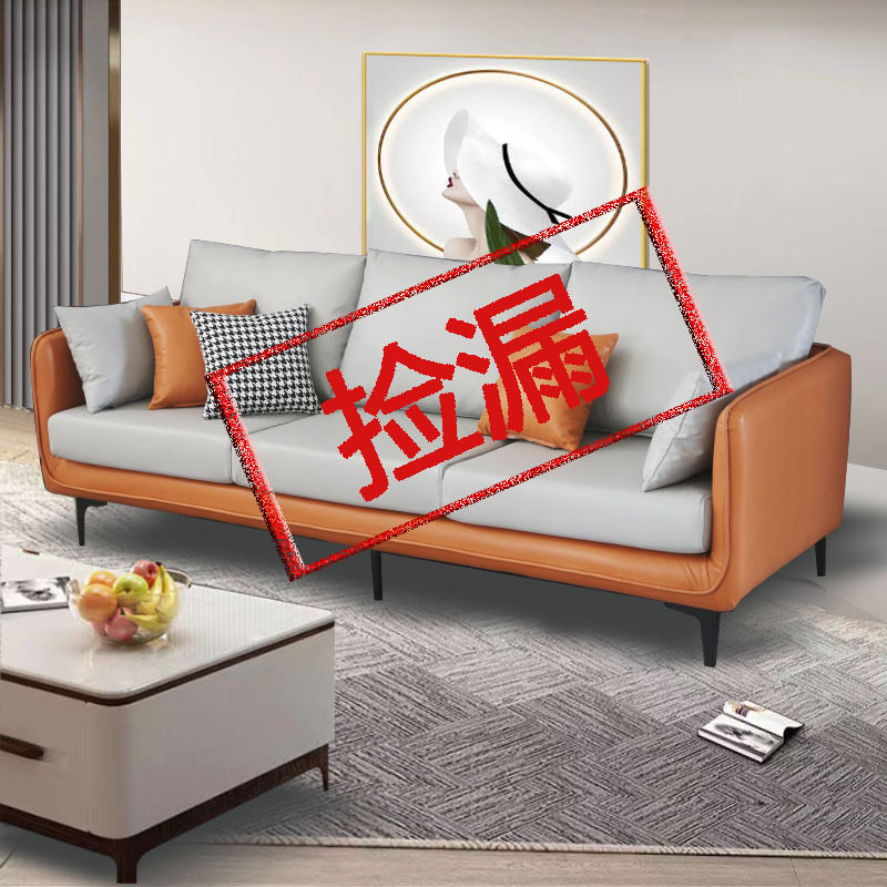 北欧公寓科技布沙发小户型客厅直排简约现代免洗沙发网红款ins风