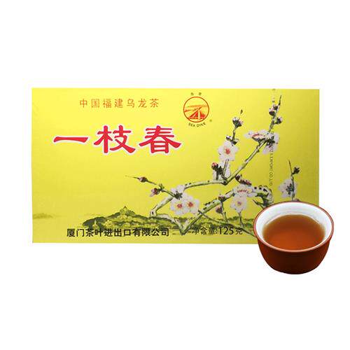 海堤茶叶XT801福建茶叶厦门茶乌龙茶一枝春口粮茶125g/盒包装