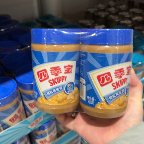 上海开市客SKIPPY花生抹酱颗粒