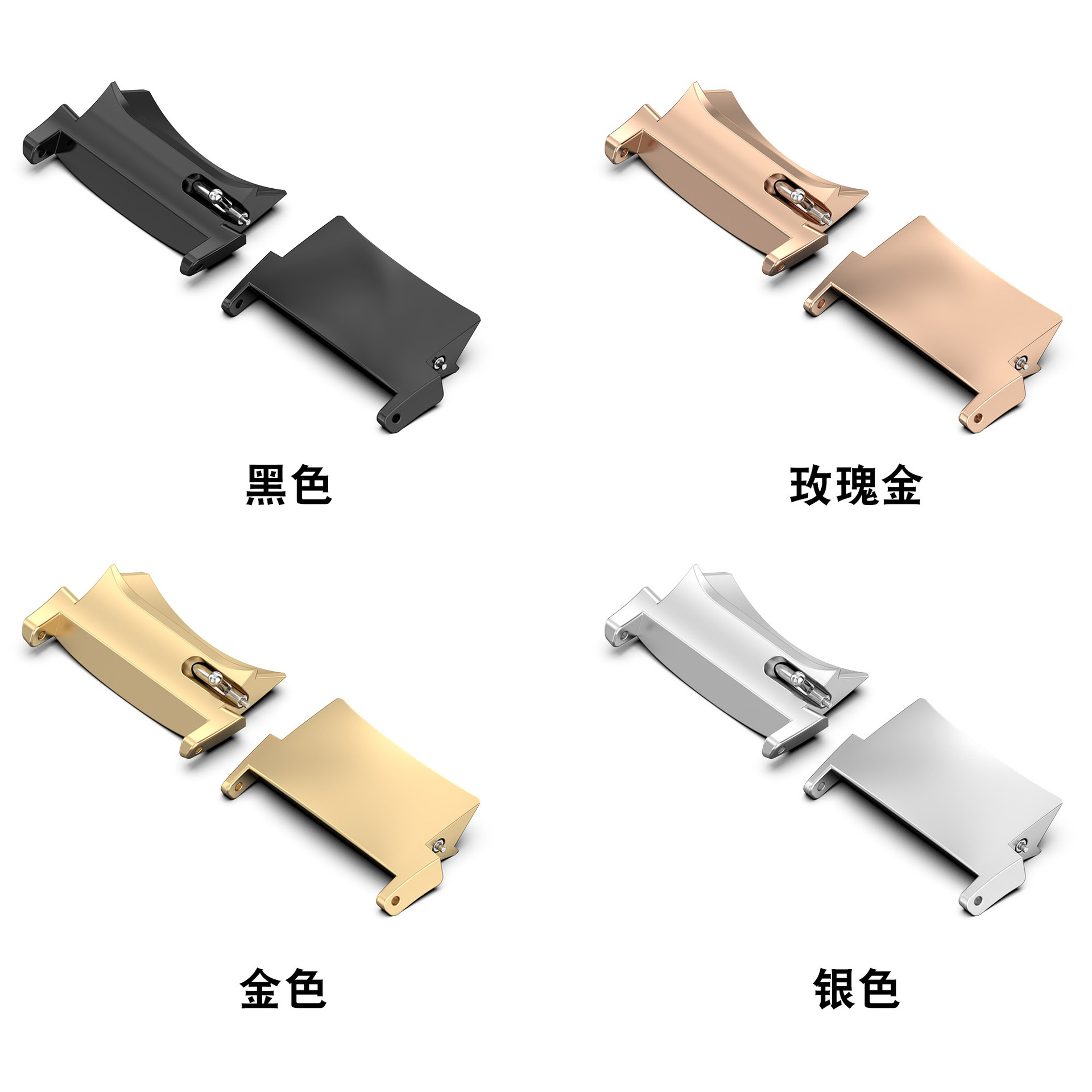 适用Oppo Watch X连接转换器Oneplus Watch2金属头粒22mm手表带扣