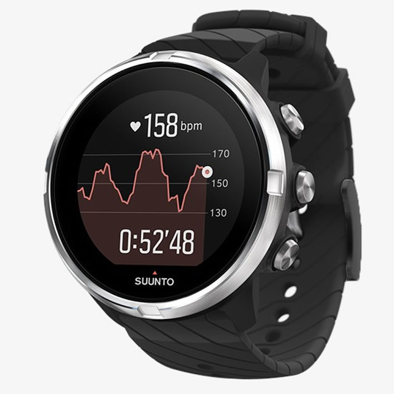 适用松拓suunto9硅胶表带颂拓d5/ spartan sport/wrist hr纹理表带