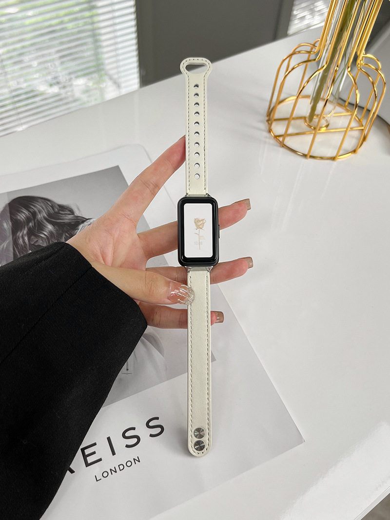 荣耀智能运动手环六七代替换带ins小香风男士女生情侣款创意手腕带