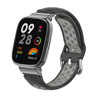 适用红米watch3手表同款洞洞硅胶表带红米redmi3青春版保护套壳红米2代1代智能运动手环lite新款非原装官方