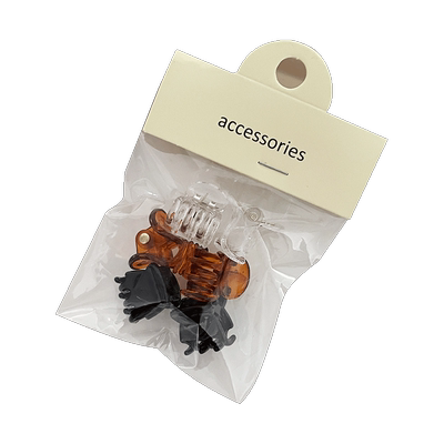 ckdm饰品磨砂小抓夹高级树脂