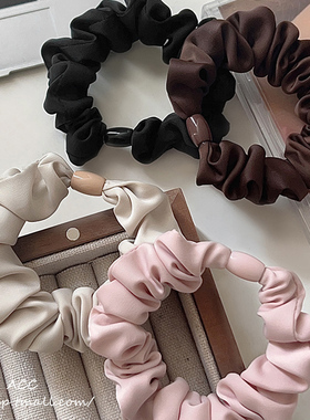 2023年新款高端扎头绳发圈女简约扎头发橡皮筋头饰高弹力耐用发绳