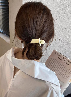 小抓夹女夏季头饰发夹后脑勺高级感盘发丸子头发卡扎马尾夹子发抓