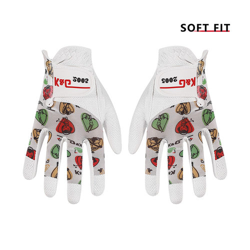 【跨镜】K&G 高尔夫手套女士防滑透气 SOFT FIT Golf 手套#双手