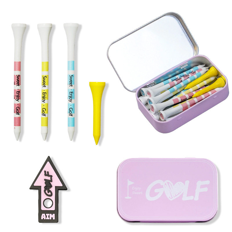 高尔夫球tee球T球座 球拖座木制tee批发golftee 球钉球梯时尚好用