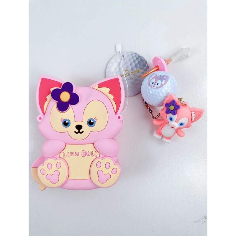 新款高尔夫球钉球袋卡通图案配甜甜圈球TEE收纳包LOGO定制个性化T