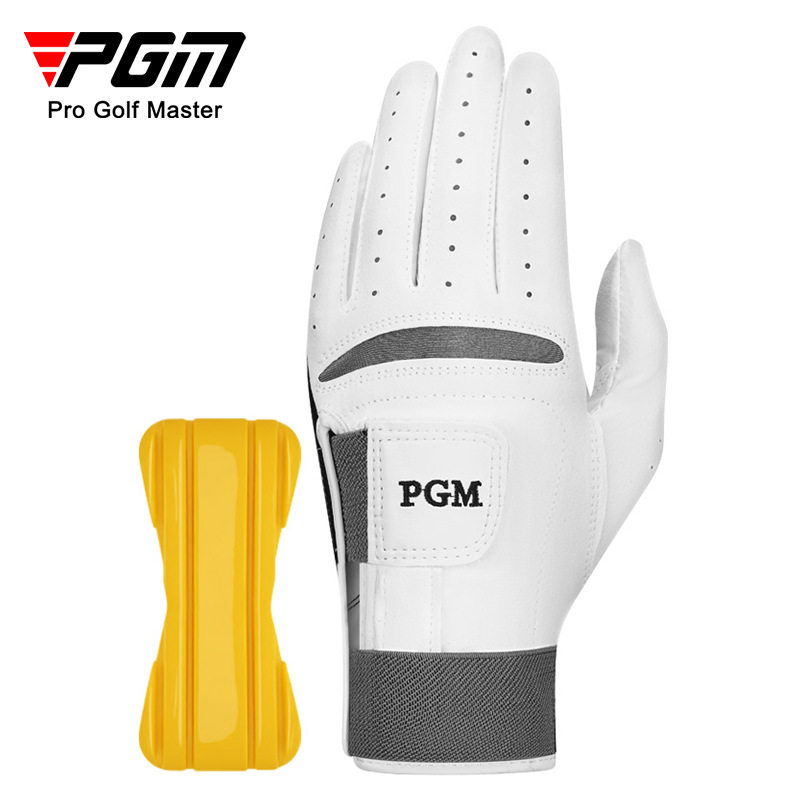 PGM 高尔夫手套男士矫正上杆姿势羊皮防滑透气单只左手golf glove