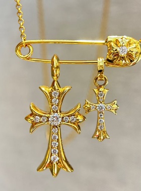 大小十字架CHeart满钻克罗回形针