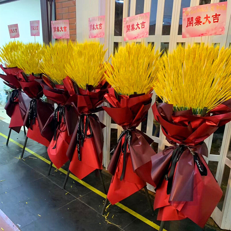 新品干花小麦g天然麦穗开业花篮田园装饰礼品拍摄道具小麦干花真