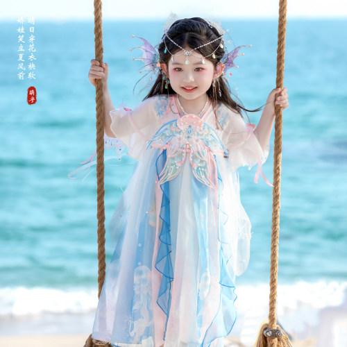 女童夏季新款度假汉服