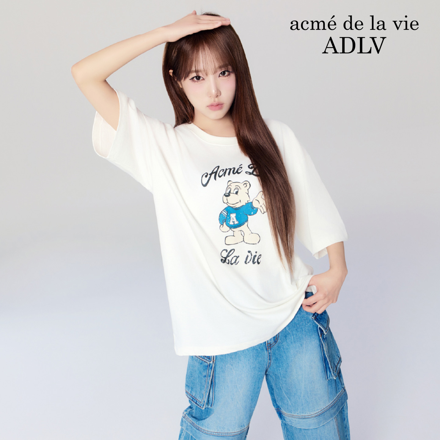 AC熊Wwelcome印花短袖T恤