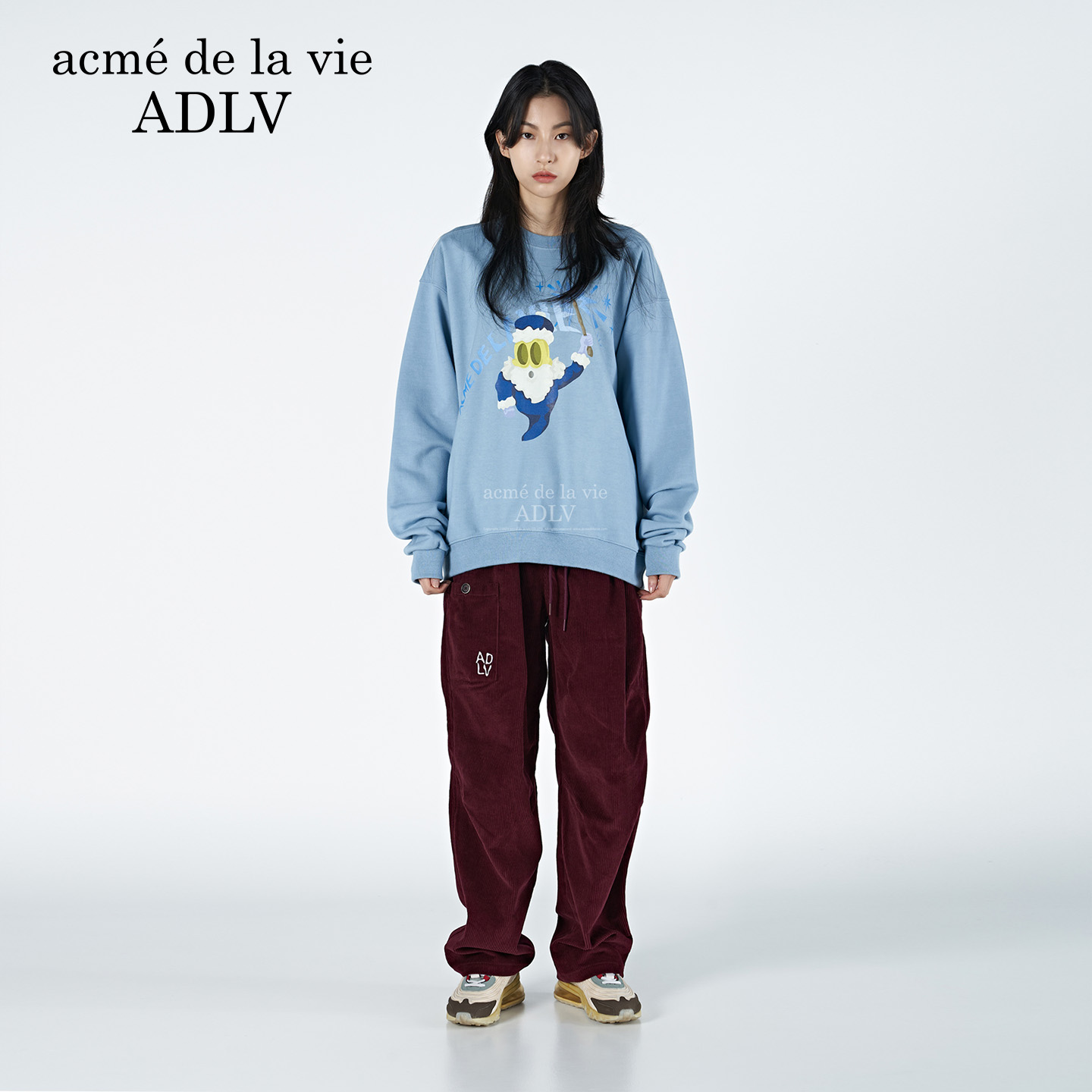 巫师印花圆领卫衣25年秋冬新款