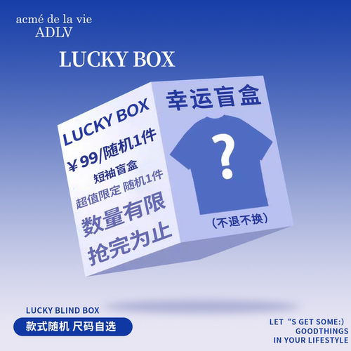 ADLV夏季短袖盲盒随机一件