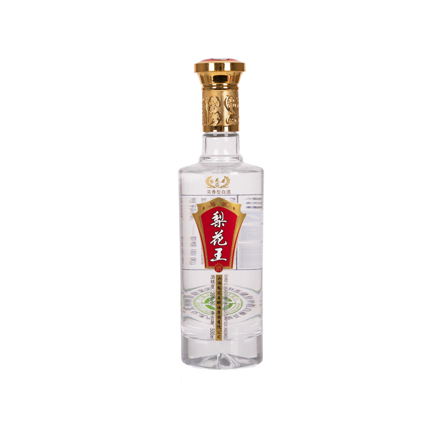 【国家非遗】山西梨花春梨花王白酒39度山西特产浓香型送礼500ml