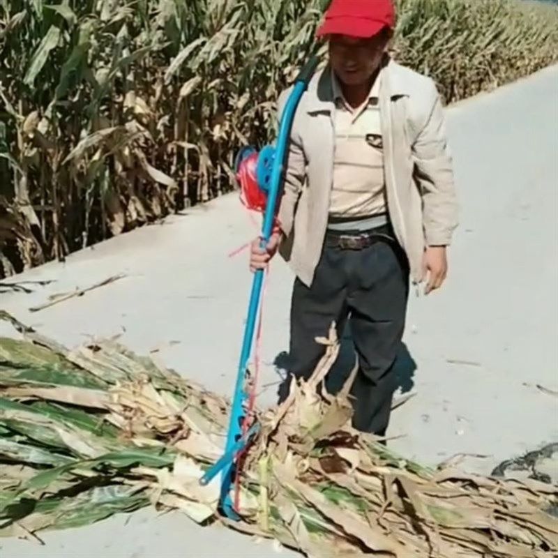 捆玉米秸秆神器4代新农用小型x苞米杆打捆收紧机2半自动稻草捆扎