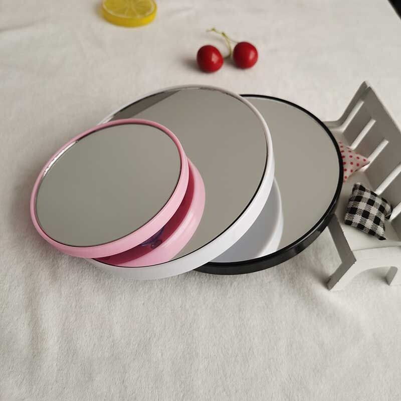 5倍放大镜吸盘式化妆便携细胞夹放大镜学生少女刮夹黑头粉刺高清