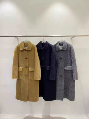 现～韩国东大门新款gallery2025秋冬简约百搭宽松羊毛大衣外套女