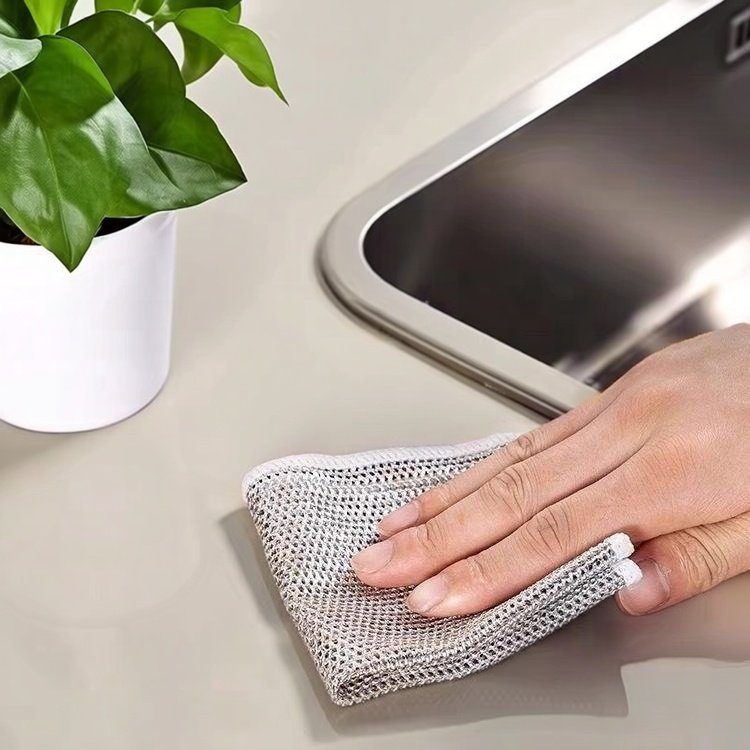 银丝抹布双面速干多用途去油耐用特价强力去污替代钢丝球银丝抹布,家庭/个人清洁工具,厨房用刷,淘宝优惠券,粉丝福利购,淘宝优惠卷