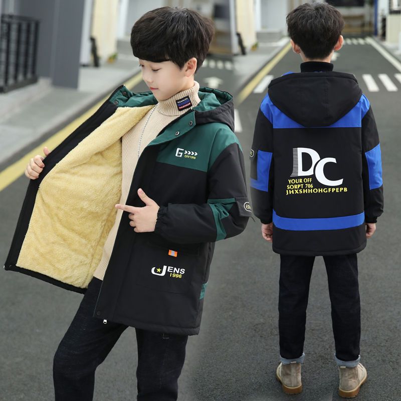 男童加绒棉衣加厚外套202