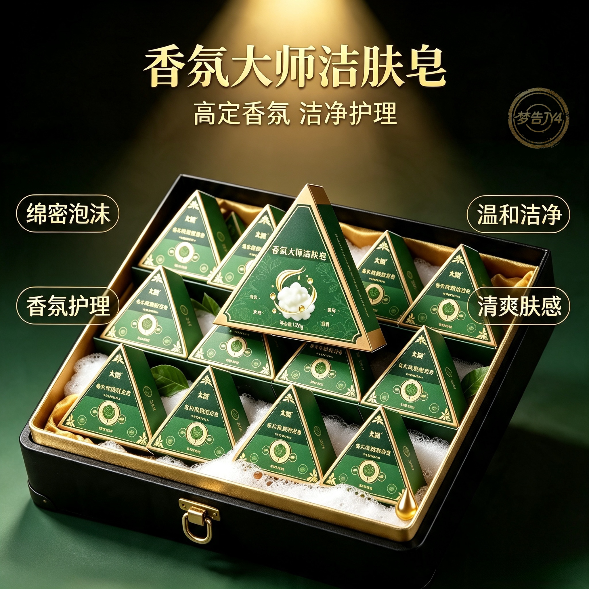 香氛大师洁肤皂大块装三角香皂亲肤洁净洁肤精油皂温和清洁伴手礼