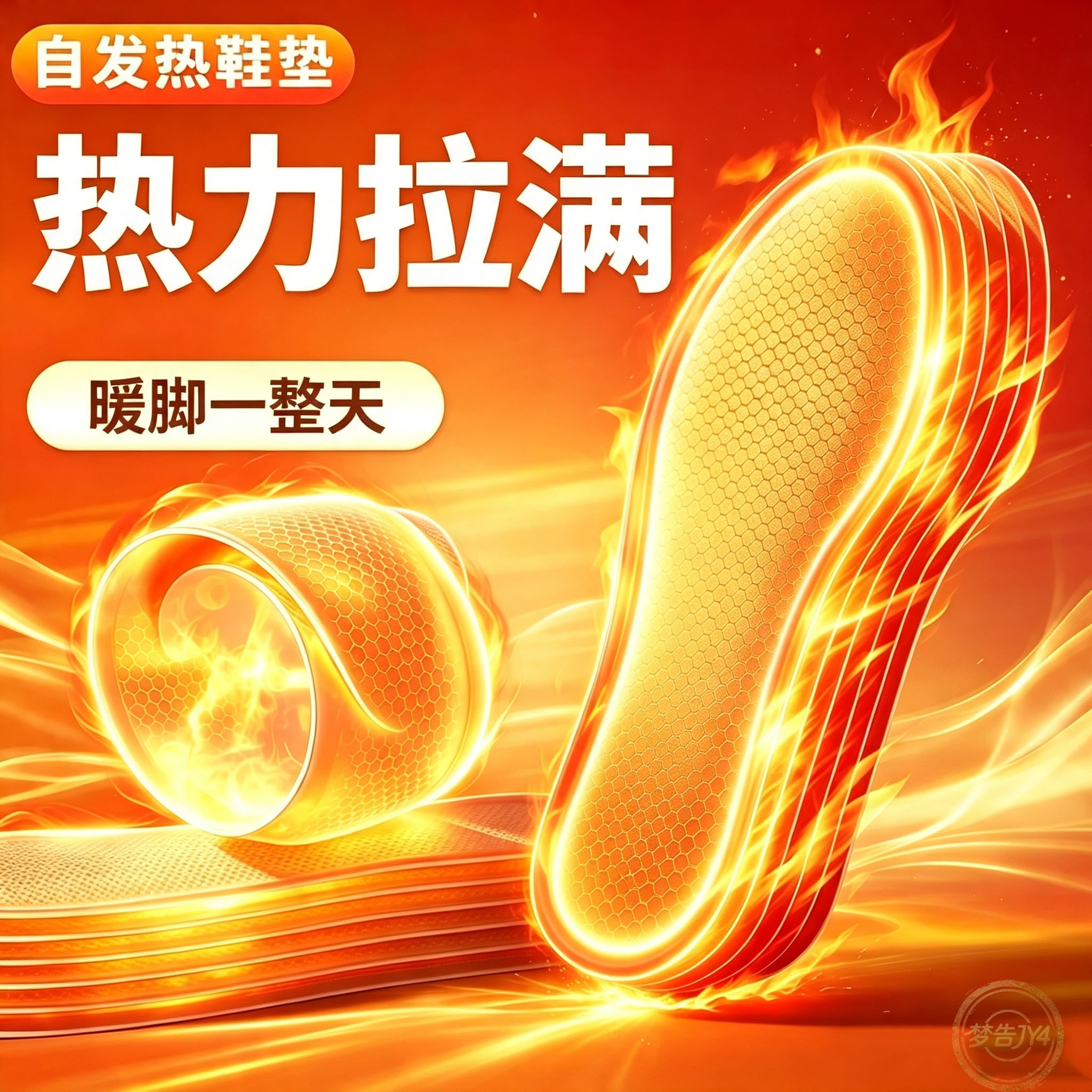 老北京发热鞋垫女可行走自发热暖足贴暖脚宝冬季12小时自加热鞋垫