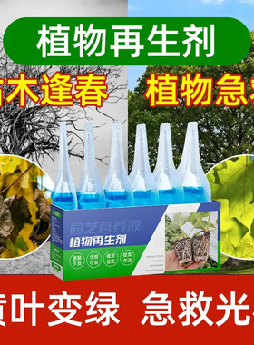 通用浓缩植物形再生剂营养液花卉复活黄叶掉叶生长素增强植物活性