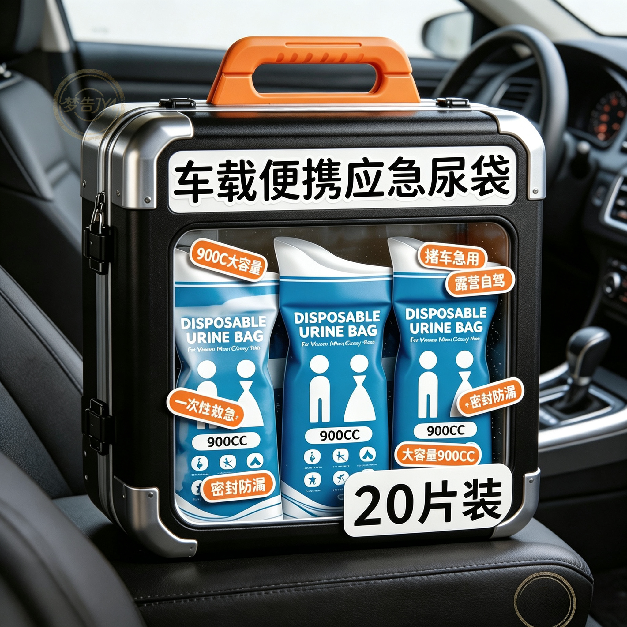 一次性应急尿袋小便袋900ml大容量男女通用车载尿壶户外出行旅游