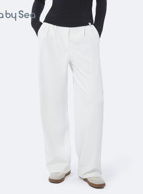 Lulla by Sea| All day轻运动通勤户外长裤休闲直筒针织西装裤女