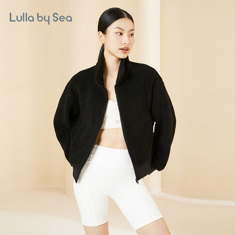 户外摇粒绒加厚保暖立领夹克