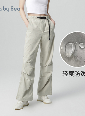 Lulla by Sea|Urban工装裤宽松束脚降落伞裤休闲梭织春夏运动长裤