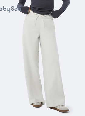 Soft fleece软绒阔腿裤秋冬保暖城市休闲卫裤长裤女|Lulla by Sea