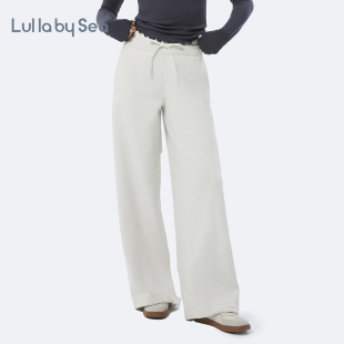 长裤 秋冬保暖城市休闲卫裤 女 Lulla Sea Soft fleece软绒阔腿裤