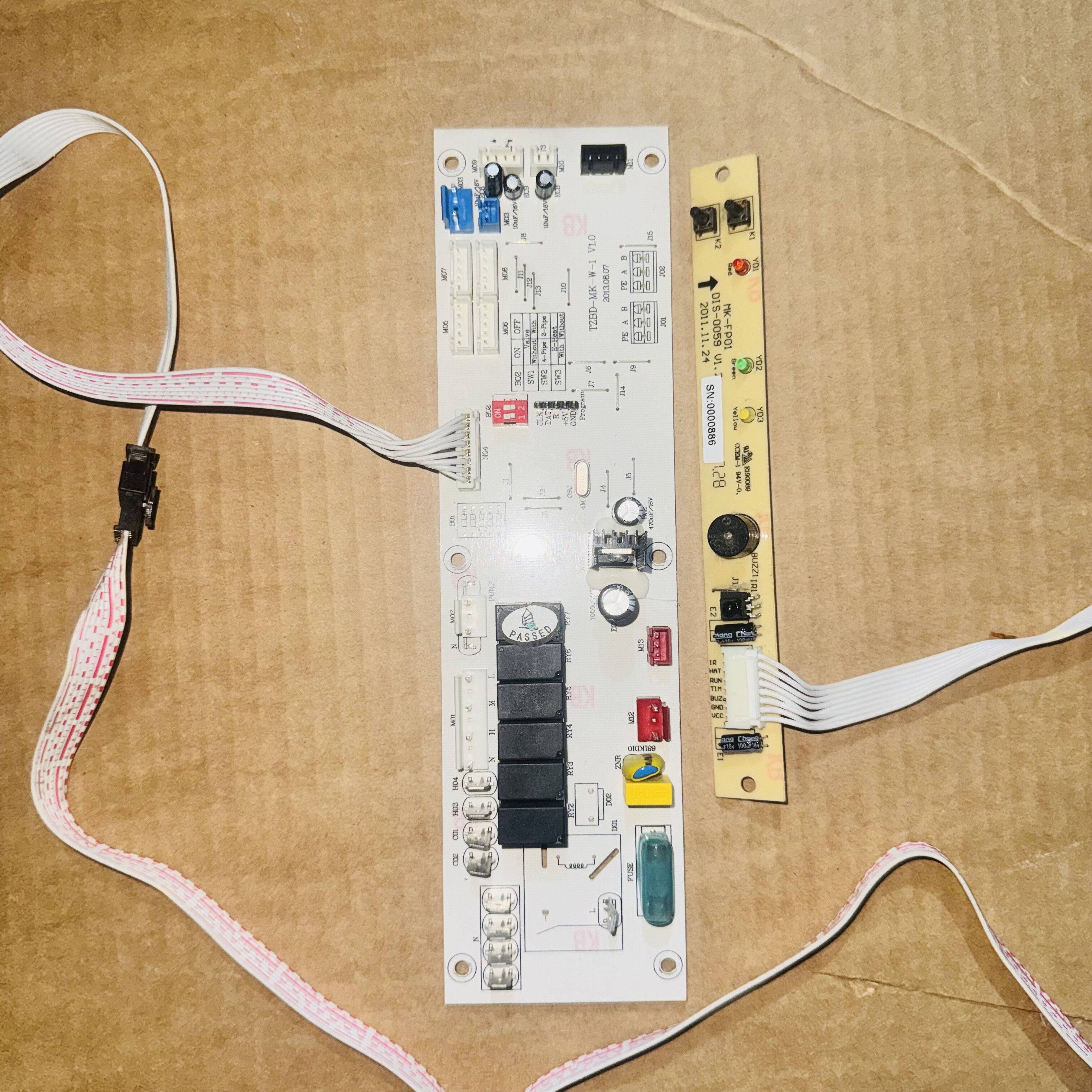 国祥空调水机卡式主板TZBD-MK-W-1 控制板BD-KM4-F-JSB-3 接收板