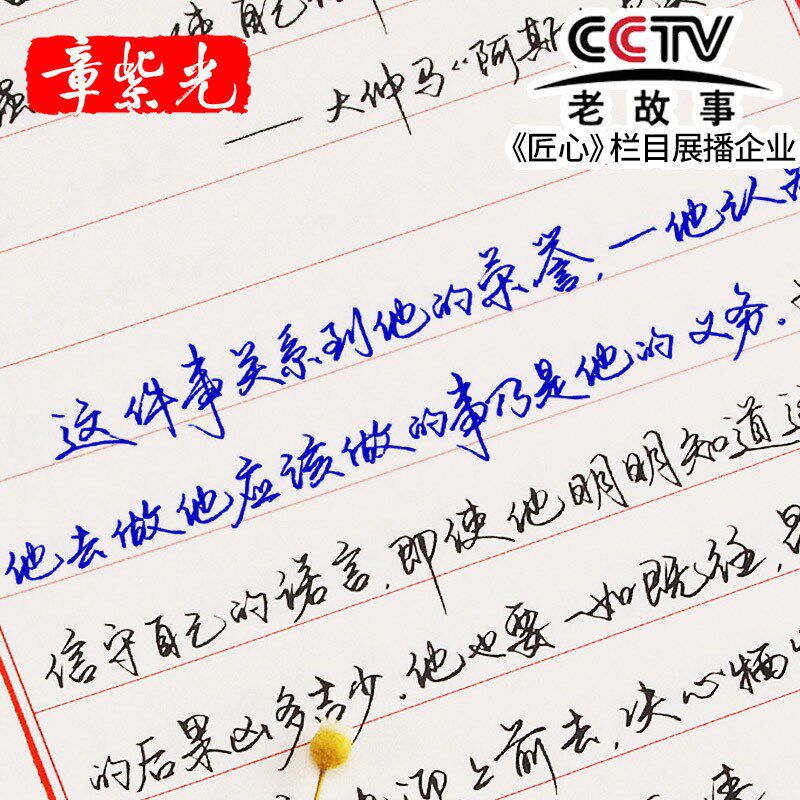 章紫光手写体字帖行楷速成钢笔练字帖硬笔临摹行草行书练字本成人