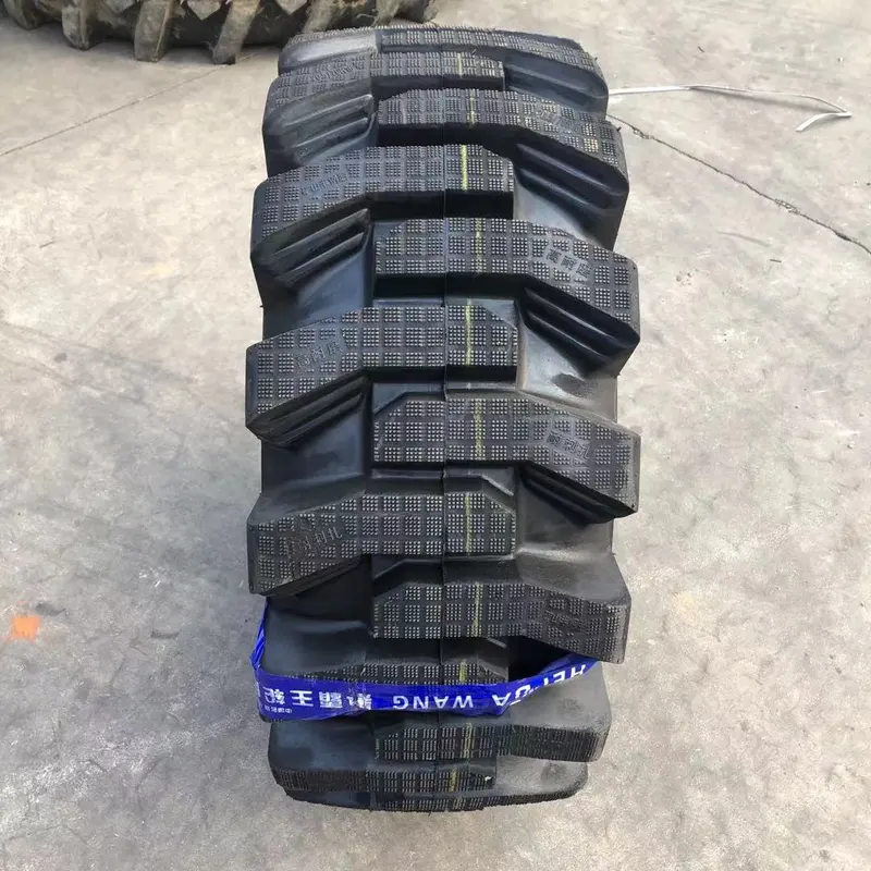 半钢丝半实心工程轮胎16/70R20 明宇20装载机轮胎 22层级耐扎