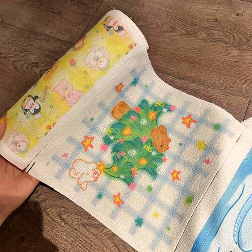 厨房懒人抹布周抛洗碗布不沾油易清洗吸水不掉毛家用擦玻璃无水印