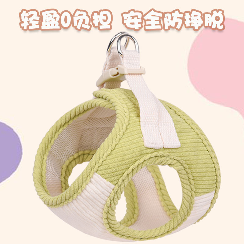丁可狗狗背心式牵引绳胸背带透气
