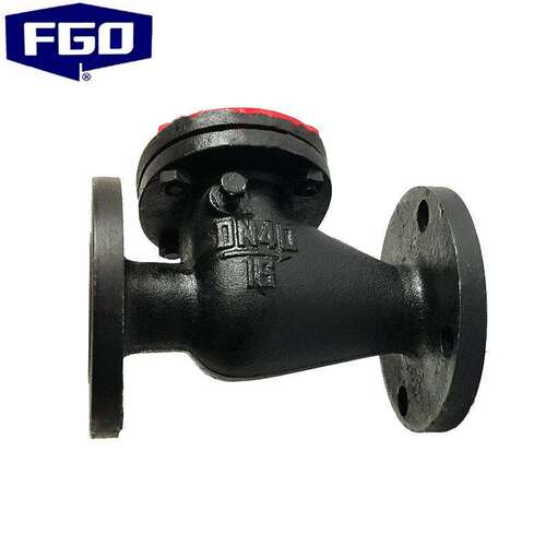 FGO铸铁旋启式止回阀法兰连接铜芯1.0mpaH44T-10DN100