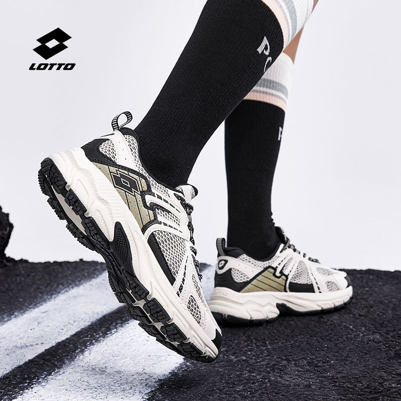 乐途男鞋户外登山鞋防滑运动鞋男夏季新款网面透气减震跑步鞋子女